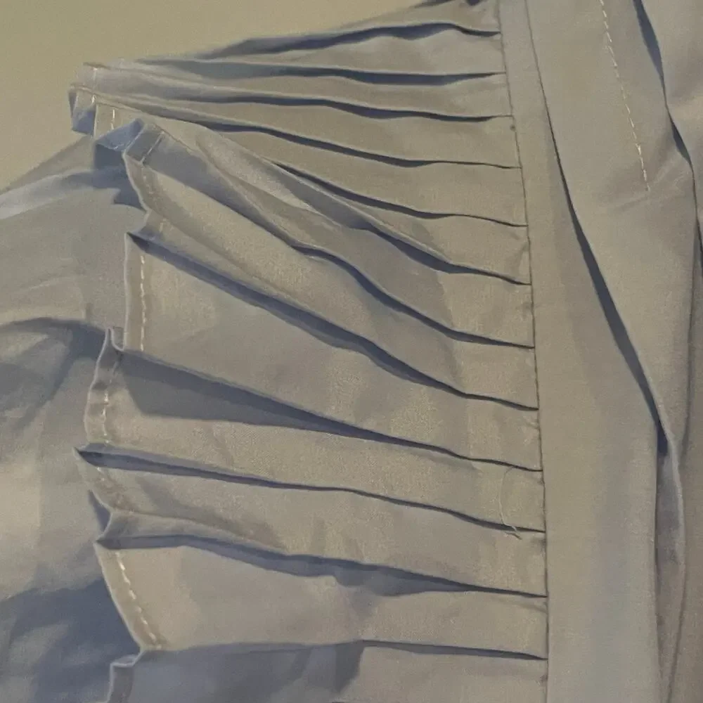 NEW Magali Pascal Louisa Tiered Mini Dress in Hydrangea Blue Size‎ Large - Picture 12 of 13